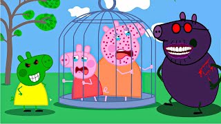 Zombie Apocalypse Peppa Pig Turn Into Zombie At The Pyramid 🧟‍♀️🧟‍♀️ Peppa Pig Funny Animation [upl. by Nit]