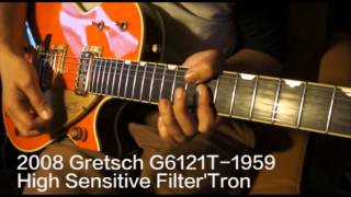 Gretsch Jets Chet atkins filtertron vs Duo Jet Dynasonic [upl. by Trescha]