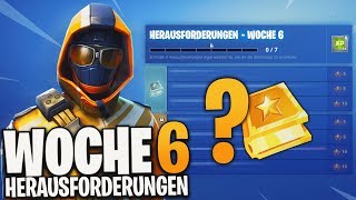 DIE NEUEN WOCHE 6 HERAUSFORDERUNGEN 🔥 Season 6 Woche 6 Aufgaben  Fortnite Battle Royale  Detu [upl. by Reinert]