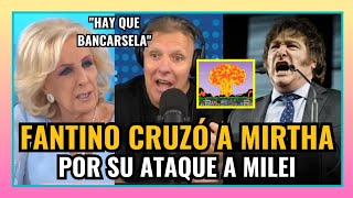 Fantino EXPLOTÓ tras el ATAQUE a MILEI de Mirtha Legrand [upl. by Inahc590]