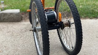 How to make a 3 wheel electric Bicycle at home [upl. by Sedruol]