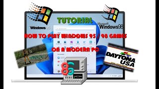 How to play Windows 9598 Games  Programs on a Modern PC Tutorial 2022 [upl. by Risa382]