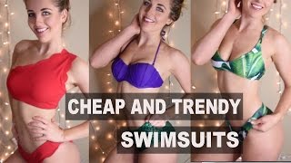 Cheap and Trendy Swimsuits  Try On Review  Spring 2017  Zaful [upl. by Hutchings]