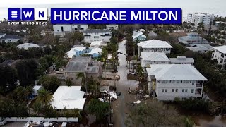 A birds eye view of Hurricane Miltons devastation [upl. by Herrington]