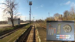 Worlds first commercial ETCS onboard equipment on EBICAB 700 track STM mode [upl. by Alrzc]