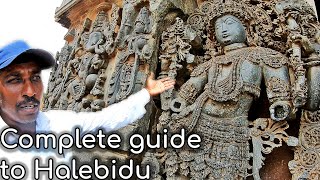 Halebidu Hoysalesvara Temple UNESCO World Heritage wth guide Hassan Karnataka Hoysala Temple Tourism [upl. by Dnomsed741]