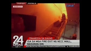 Isa sa mga fire exit ng NCCC mall nasunog din [upl. by Anallise]