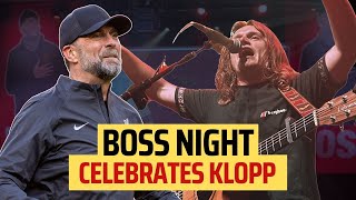 A celebration of Jurgen Klopp  Jamie Webster  BOSS NIGHT [upl. by Kcitrap]