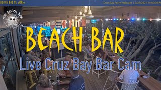 Beach Bar St John Webcam [upl. by Nirej413]