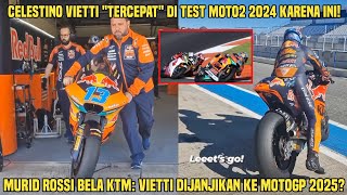 Brutal Celestino Vietti quotTercepatquot di Test Moto2 2024 Vietti Dijanjikan Naik ke MotoGP 2025 [upl. by Yk]