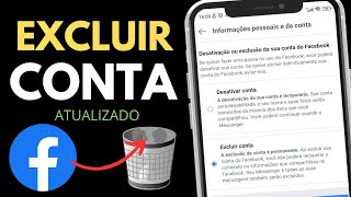 Como excluir conta do facebook definitivamente passo a passo [upl. by Assena]