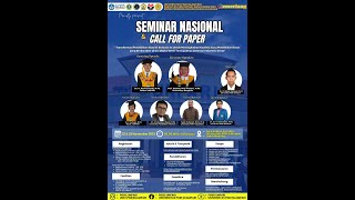 SEMINAR NASIONAL amp CALL FOR PAPER [upl. by Irec16]