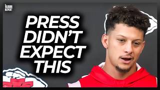 Listen to Press Go Quiet as Patrick Mahomes Makes Reporter Regret Asking This [upl. by Dnalra]