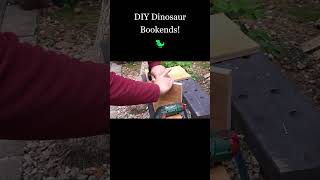 Making Dinosaur Bookends out of Scrap Wood 🦖 shorts [upl. by Eendys304]