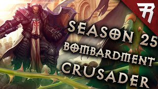 Diablo 3 277 Crusader Build Akkhan Bombardment GR 150 Season 30 [upl. by Yenitsed339]