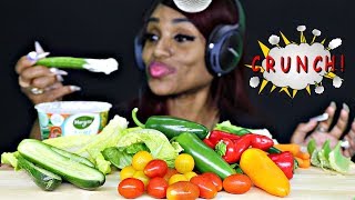 ASMR Crunchy Veggies NO TALKING Extreme Crunch [upl. by Yduj]