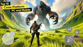 Top 10 best CrossPlatform Games on PC and Mobile  Best Mobile Games [upl. by Hsemin]