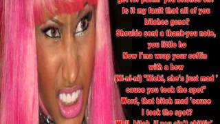 Nicki Minaj Roman Revenge Verse ONLY Lyrics [upl. by Mayor]