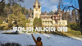 루마니아 예쁜 성 구경 가기 시나이아 여행  Travel to Sinaia to see the beautiful castle in Romania 2312 [upl. by Tia]