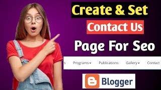 How to create Contact Us form page in blogger  Contact Us page  Digital Monis [upl. by Anez]