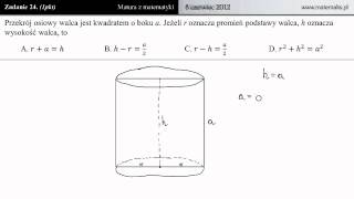 Zadanie 24  Matura 2012 czerwiec [upl. by Torhert]