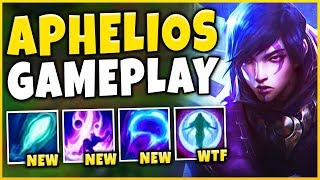 APHELIOS GAMEPLAY THIS CHAMPION IS INSANELY BROKEN INFINITE SPELLS  League of Legends [upl. by Hsetirp]