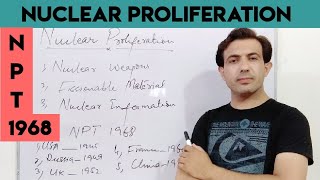 Nuclear Proliferation  NonProliferation Treaty  NPT  Muhammad Akram [upl. by Eanej]