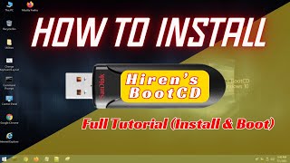 How to Install amp Boot Hirens Boot CD Using USB Drive [upl. by Lizned]