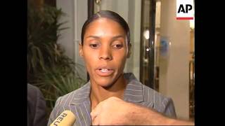 US sprinter after doping hearing agent comment [upl. by Ardeid]