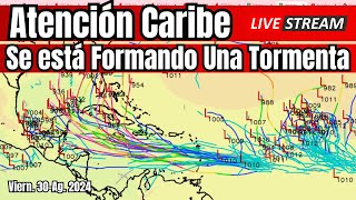 Atención Caribe se esta formando una tormenta de interes para algunos países clima tormenta [upl. by Tnahs642]