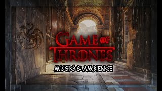 Youre caught in a storm in Kings Landing  Calming Ambience amp Music [upl. by Rainwater]