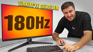 TÜRKİYEYE GELDİLER  YENİ ASUS TUF 180Hz Monitör KUTU AÇILIŞI ve İNCELEMESİ [upl. by Celestyna]