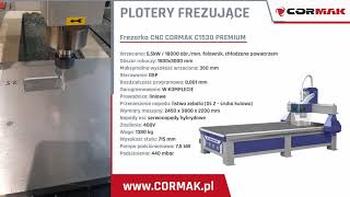 Frezarki CNC plotery frezujące CORMAK  Frezowanie aluminium [upl. by Marozas]