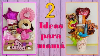 2 Bonitos arreglos para vender o regalar en el día de las madres  Mothers day craft [upl. by Adyan371]