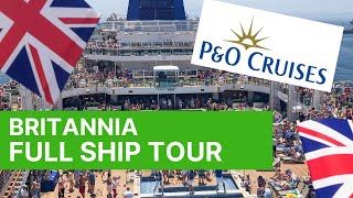 Britannia Ship Tour  Full walk around the whole ship with commentary [upl. by Zeiger]