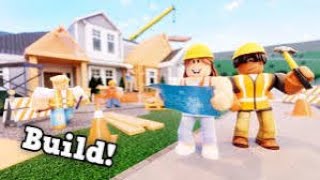 Roblox Bloxburg  Building My Second House And A Tour roblox bloxburg [upl. by Joly]