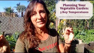 Planning your vegetable garden  3 key temperatures [upl. by Llireva947]