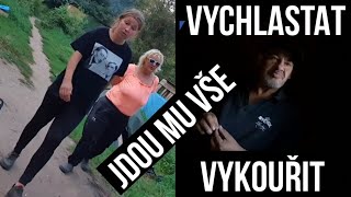 Psychopat vs Jituška a Klárka KO CHLASTAJ A KOUŘEJÍ Ládíčkovi POCHUTINYMASAKR [upl. by Atinyl]