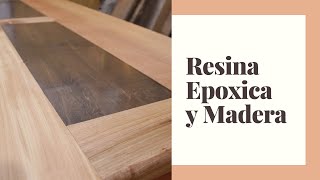 Cómo hacer una MESA de MADERA con TRES tipos de RESINA EPÓXICA [upl. by Schlesinger914]