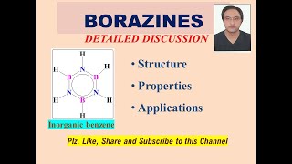 BORAZINE Inorganic BenzeneStructure Properties and Applications msc bsc inorganicchemistry [upl. by Garcia]