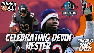 Devin Hester Inducted Into The Hall Of Fame [upl. by Ise]