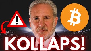 „BITCOIN PREIS WIRD KOLLABIEREN“💥Peter Schiff Warnung [upl. by Hairahcaz]