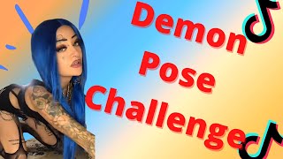 Demon Pose Challenge  TikTok Trend  Hot 🔥 [upl. by Cristoforo]