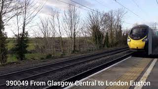 Trains at Penkridge Railway station Staffordshire 060322 WCML [upl. by Enihpled]