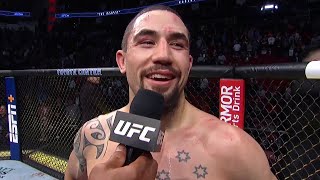 UFC 271 Robert Whittaker Octagon Interview [upl. by Goldshell]