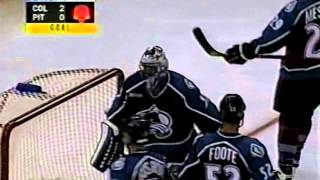 199900 Penguins vs Avalanche 10081999 Jaromir Jagr scores [upl. by Analad198]