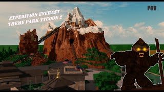 Expedition Everest POV Theme Park Tycoon 2 [upl. by Eisenstark130]