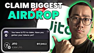 JITO AIRDROP  JITO CRYPTO AIRDROP HOW TO CLAIM JTO TOKEN FREE GUIDE  JITO NETWORK AIRDROP [upl. by Ardnnek635]