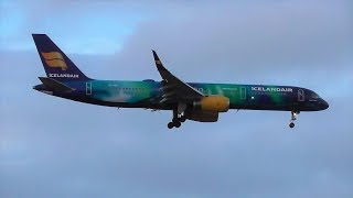 Plane Spotting at Keflavik Airport Iceland  011218 [upl. by Cumings338]