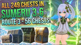 Genshin Impact 36 Complete Chest Guide 249 Chests Realm of Farakhkert  ROUTE 3  56 CHESTS [upl. by Witha854]